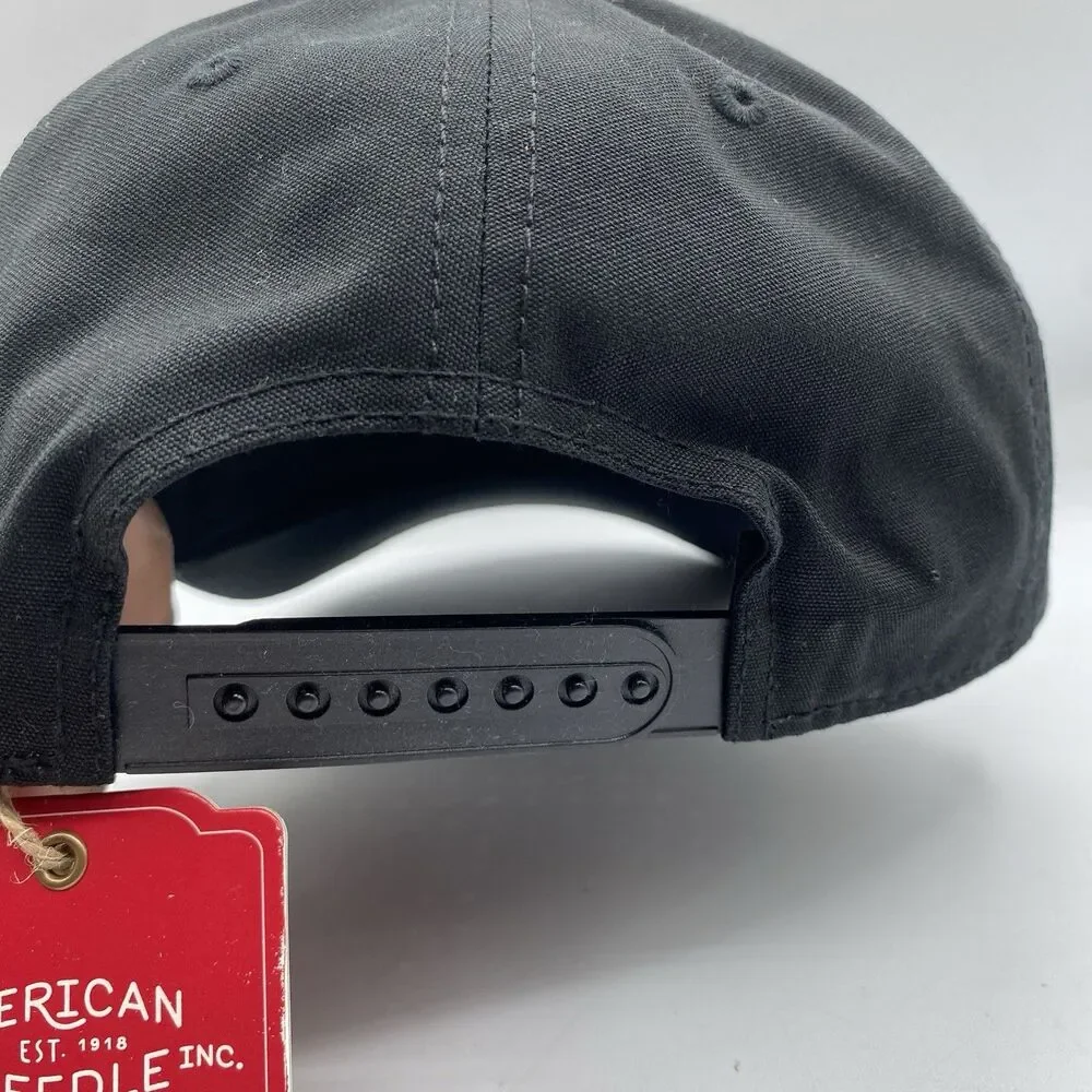 AC/DC Hat Adult Black Studded Snapback Highway To Hell World Tour 1979 OSFA Tag